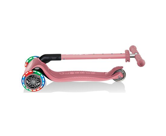 Самокат Globber Primo Foldable Plus Lights пастельно-розовый (439-210), изображение 11 Самокат Globber Primo Foldable Plus Lights пастельно-розовый (439-210), изображение 11