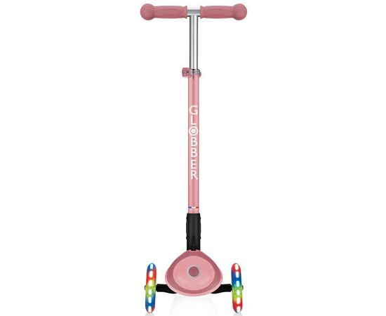 Самокат Globber Primo Foldable Plus Lights пастельно-розовый (439-210), изображение 4 Самокат Globber Primo Foldable Plus Lights пастельно-розовый (439-210), изображение 4