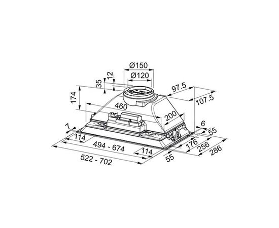 Вытяжка кухонная Franke Inca Smart FBI 525 BK (305.0680.919), изображение 11 Вытяжка кухонная Franke Inca Smart FBI 525 BK (305.0680.919), изображение 11