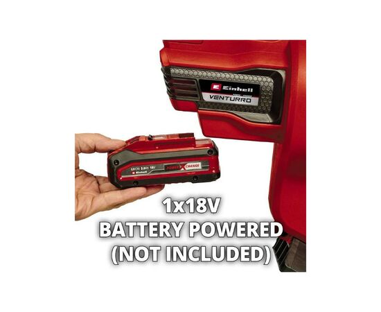 Воздуходувка Einhell VENTURRO 18/210, 18В, PXC, 500 м3/год, 45 л, 2.95 кг (без АКБ и ЗУ) (3433625), изображение 10