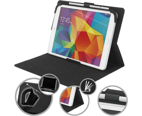Чехол для планшета Tucano Facile Plus Universal 7-8" black (TAB-FAP8-BK), зображення 3 Чехол для планшета Tucano Facile Plus Universal 7-8" black (TAB-FAP8-BK), зображення 3