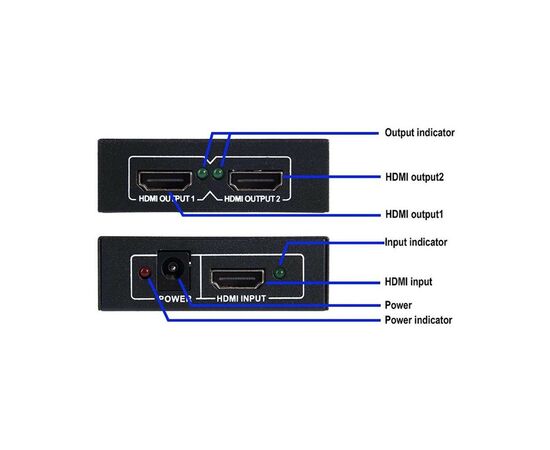Разветвитель Dynamode HDMI Splitter 1x2, изображение 7 Разветвитель Dynamode HDMI Splitter 1x2, изображение 7