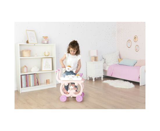 Игровой набор Smoby Тележка Дисней Принцессы со съемным подносом с сервизом 17 аксессуаров (312502), изображение 10 Игровой набор Smoby Тележка Дисней Принцессы со съемным подносом с сервизом 17 аксессуаров (312502), изображение 10