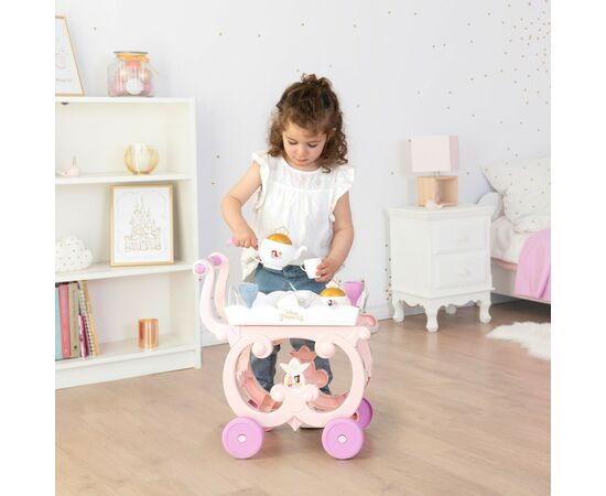 Игровой набор Smoby Тележка Дисней Принцессы со съемным подносом с сервизом 17 аксессуаров (312502), изображение 8 Игровой набор Smoby Тележка Дисней Принцессы со съемным подносом с сервизом 17 аксессуаров (312502), изображение 8