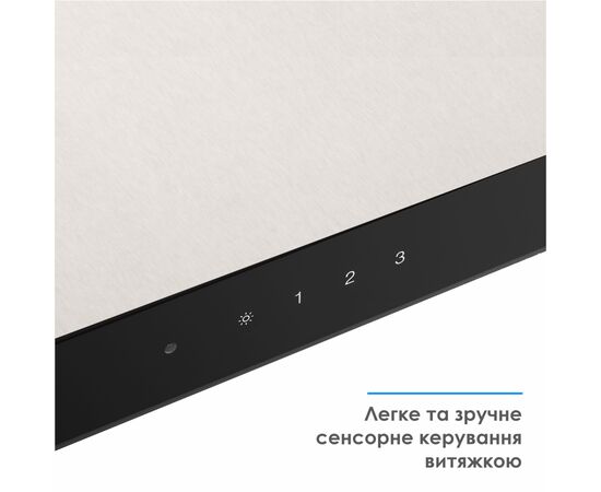 Витяжка кухонна Eleyus ONIX 1200 LED 60 IS+BL, зображення 9 Витяжка кухонна Eleyus ONIX 1200 LED 60 IS+BL, зображення 9