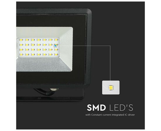 Прожектор V-TAC LED20W, SKU-5947, E-series, 230V, 4000К (3800157625401), изображение 6 Прожектор V-TAC LED20W, SKU-5947, E-series, 230V, 4000К (3800157625401), изображение 6