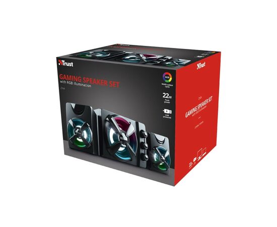 Акустическая система Trust Ziva RGB Black (23644), изображение 12 Акустическая система Trust Ziva RGB Black (23644), изображение 12