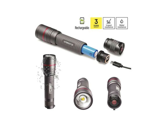 Фонарь EMOS P3180 600Lm Li-ion Metal (P3180), изображение 8 Фонарь EMOS P3180 600Lm Li-ion Metal (P3180), изображение 8