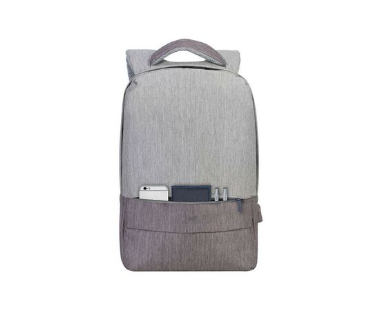 Рюкзак для ноутбука RivaCase 15.6" 7562 grey/mocha anti-theft (7562Grey/Mocha), изображение 8 Рюкзак для ноутбука RivaCase 15.6" 7562 grey/mocha anti-theft (7562Grey/Mocha), изображение 8