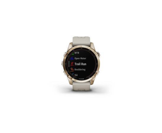 Смарт-часы Garmin fenix 7S Sapphire Sol, Cream Gold Ti w/ Light Sand Band, GPS (010-02539-21), изображение 7