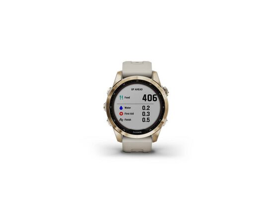 Смарт-часы Garmin fenix 7S Sapphire Sol, Cream Gold Ti w/ Light Sand Band, GPS (010-02539-21), изображение 8