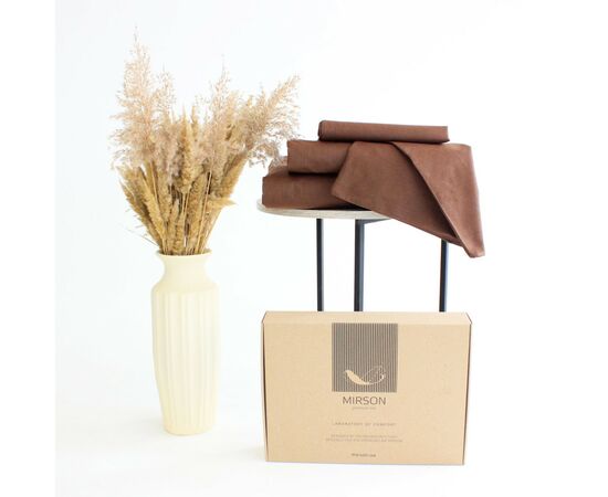 Постільна білизна MirSon Ranforce Elite 19-1217 Chocolate perla 175х210 (2200004670560), зображення 7 Постільна білизна MirSon Ranforce Elite 19-1217 Chocolate perla 175х210 (2200004670560), зображення 7