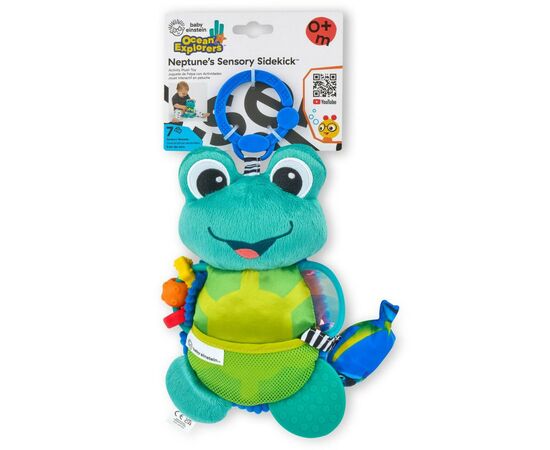 Игрушка на коляску Baby Einstein Neptunes Sensory Sidekick (13156), изображение 2 Игрушка на коляску Baby Einstein Neptunes Sensory Sidekick (13156), изображение 2