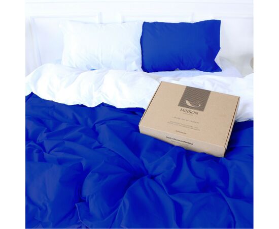 Постельное белье MirSon Ranforce Elite Pablo Blue (11-2107 + 19-4150) 2х160х220 (2200004732428)