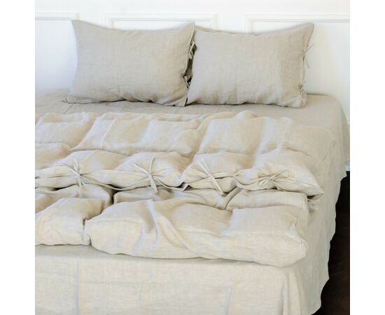 Постельное белье MirSon Лен Grey sky 175х210 (2200005371091), изображение 3 Постельное белье MirSon Лен Grey sky 175х210 (2200005371091), изображение 3