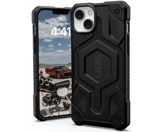 Чехол для моб. телефона Uag Apple iPhone 14 Plus Monarch Pro Magsafe, Black (114029114040), изображение 11 Чехол для моб. телефона Uag Apple iPhone 14 Plus Monarch Pro Magsafe, Black (114029114040), изображение 11