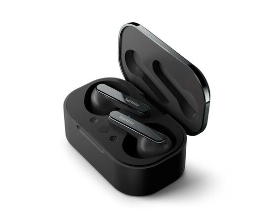 Наушники Philips TAT5506 TWS ANC Pro IPX5 Touch control Mic Black (TAT5506BK/00), изображение 12 Наушники Philips TAT5506 TWS ANC Pro IPX5 Touch control Mic Black (TAT5506BK/00), изображение 12