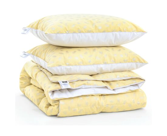 Одеяло MirSon Набор пуховый №2103 Bio-Beige Зима 90% пух одеяло 155х215 + подушки 50х70 2 шт средние (2200003022957), изображение 4 Одеяло MirSon Набор пуховый №2103 Bio-Beige Зима 90% пух одеяло 155х215 + подушки 50х70 2 шт средние (2200003022957), изображение 4