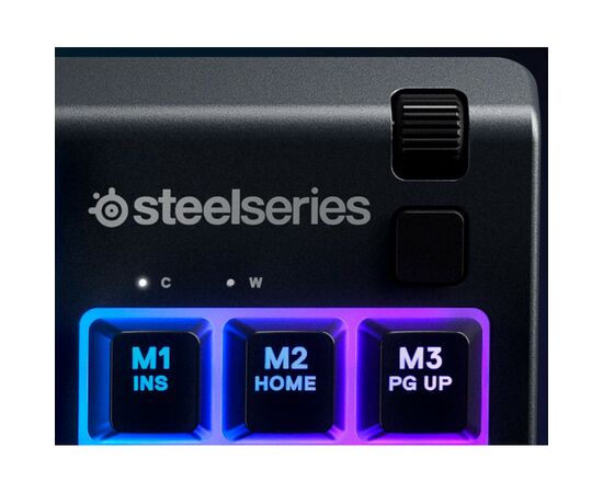 Клавиатура SteelSeries Apex 3 TKL USB UA Black (SS64817), изображение 10 Клавиатура SteelSeries Apex 3 TKL USB UA Black (SS64817), изображение 10