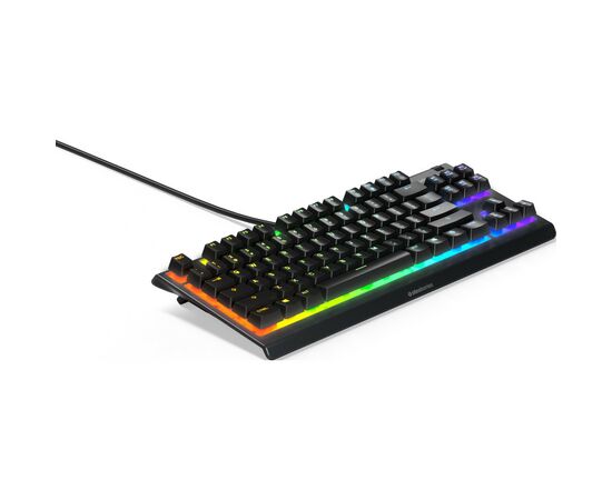 Клавиатура SteelSeries Apex 3 TKL USB UA Black (SS64817), изображение 6 Клавиатура SteelSeries Apex 3 TKL USB UA Black (SS64817), изображение 6
