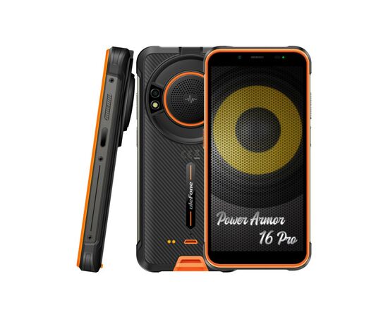Мобільний телефон Ulefone Power Armor 16 Pro 4/64Gb Orange (6937748734840), зображення 12 Мобільний телефон Ulefone Power Armor 16 Pro 4/64Gb Orange (6937748734840), зображення 12