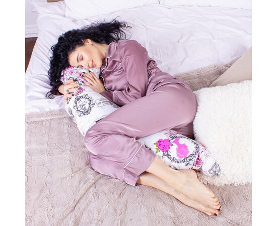 Подушка MirSon для беременных и кормления №8327 Print Line 17-0188 Grettir Бязь 30х170х20 см (2200006200529), изображение 5