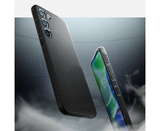 Чехол для моб. телефона Spigen Samsung Galaxy S23+ Liquid Air, Matte Black (ACS05666), изображение 7 Чехол для моб. телефона Spigen Samsung Galaxy S23+ Liquid Air, Matte Black (ACS05666), изображение 7