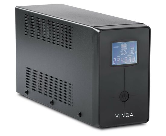Источник бесперебойного питания Vinga LCD 1200VA metal case (VPC-1200M), изображение 2 Источник бесперебойного питания Vinga LCD 1200VA metal case (VPC-1200M), изображение 2