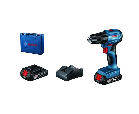 Шуруповерт Bosch GSR 185-LI, 2х2.0 Ah, ЗУ GAL 18V-20, кейс (0.601.9K3.000), изображение 3 Шуруповерт Bosch GSR 185-LI, 2х2.0 Ah, ЗУ GAL 18V-20, кейс (0.601.9K3.000), изображение 3