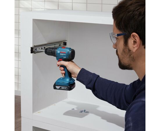 Шуруповерт Bosch GSR 185-LI, 2х2.0 Ah, ЗУ GAL 18V-20, кейс (0.601.9K3.000), изображение 9 Шуруповерт Bosch GSR 185-LI, 2х2.0 Ah, ЗУ GAL 18V-20, кейс (0.601.9K3.000), изображение 9