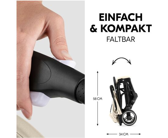 Коляска Hauck Travel N Care Plus Vanilla (16025-1), изображение 7 Коляска Hauck Travel N Care Plus Vanilla (16025-1), изображение 7