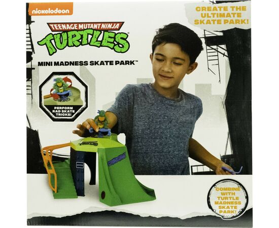 Игровой набор Funrise TMNT Черепашки-ниндзя классические мини Скейт-парк (71053), изображение 5 Игровой набор Funrise TMNT Черепашки-ниндзя классические мини Скейт-парк (71053), изображение 5