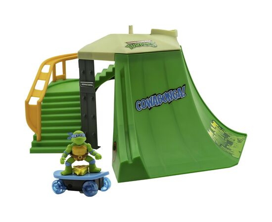 Игровой набор Funrise TMNT Черепашки-ниндзя классические мини Скейт-парк (71053), изображение 7 Игровой набор Funrise TMNT Черепашки-ниндзя классические мини Скейт-парк (71053), изображение 7