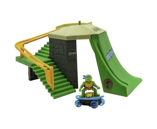 Игровой набор Funrise TMNT Черепашки-ниндзя классические мини Скейт-парк (71053), изображение 9 Игровой набор Funrise TMNT Черепашки-ниндзя классические мини Скейт-парк (71053), изображение 9