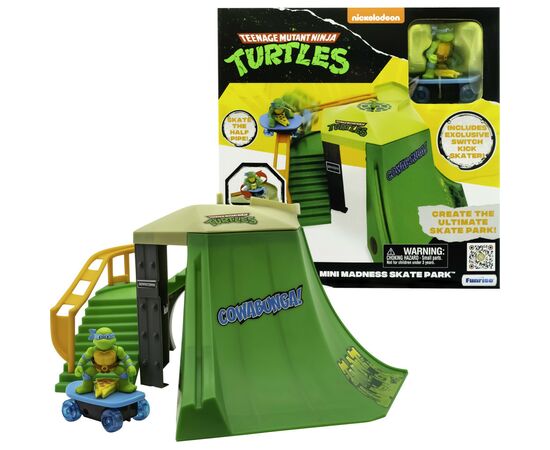 Ігровий набір Funrise TMNT Черепашки-ніндзя класичні міні Скейт-парк (71053)