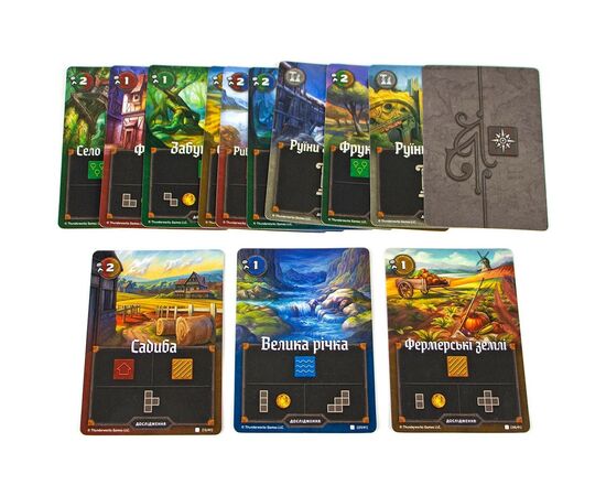 Настольная игра Ігромаг Картографы (Cartographers: A Roll Player Tale) украинский (6901), изображение 11 Настольная игра Ігромаг Картографы (Cartographers: A Roll Player Tale) украинский (6901), изображение 11