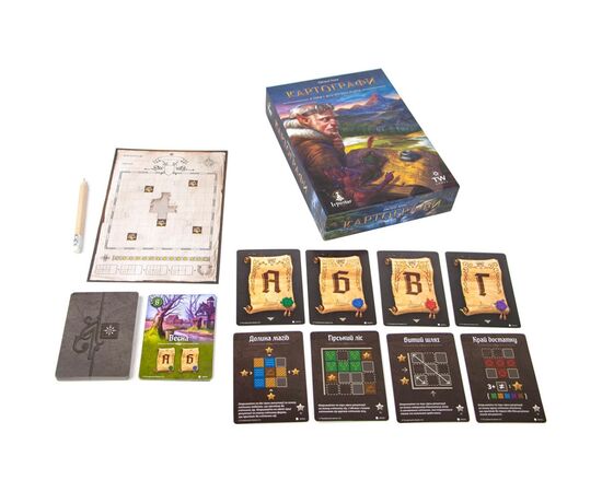 Настольная игра Ігромаг Картографы (Cartographers: A Roll Player Tale) украинский (6901), изображение 12 Настольная игра Ігромаг Картографы (Cartographers: A Roll Player Tale) украинский (6901), изображение 12