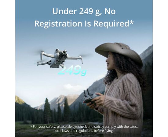 Квадрокоптер DJI Mini 4 Pro with RC 2 Remote Controller (CP.MA.00000732.01), изображение 10 Квадрокоптер DJI Mini 4 Pro with RC 2 Remote Controller (CP.MA.00000732.01), изображение 10
