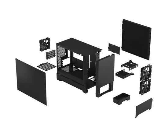 Корпус Fractal Design Pop Mini Silent Black Solid (FD-C-POS1M-01), изображение 12 Корпус Fractal Design Pop Mini Silent Black Solid (FD-C-POS1M-01), изображение 12