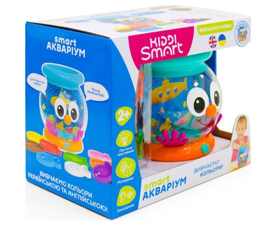 Развивающая игрушка Kiddi Smart Интерактивная обучающая игрушка Smart-Аквариум украинский и английский язык (207659), изображение 6 Развивающая игрушка Kiddi Smart Интерактивная обучающая игрушка Smart-Аквариум украинский и английский язык (207659), изображение 6