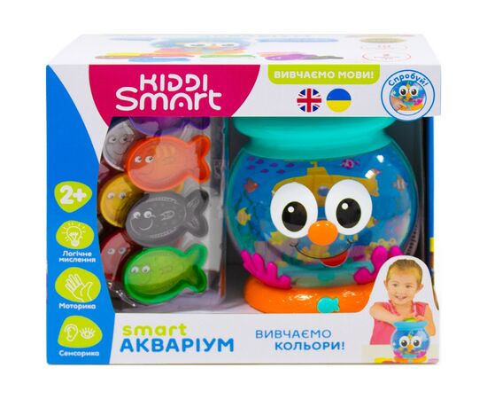 Развивающая игрушка Kiddi Smart Интерактивная обучающая игрушка Smart-Аквариум украинский и английский язык (207659), изображение 8 Развивающая игрушка Kiddi Smart Интерактивная обучающая игрушка Smart-Аквариум украинский и английский язык (207659), изображение 8