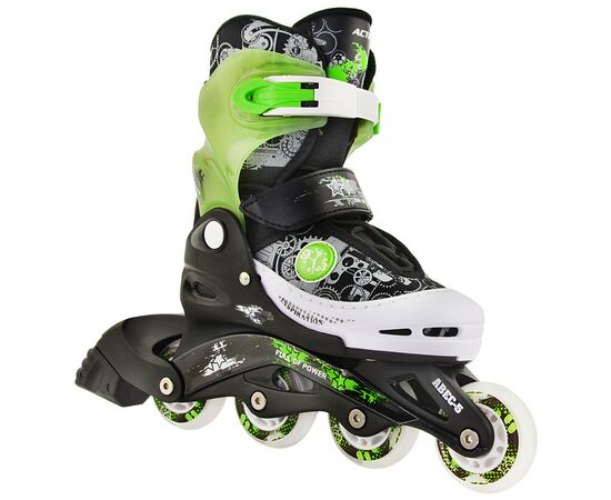 Роликовые коньки Action Pat Зелені 30-33 (PW-117CD-1/Green/30-33), изображение 2 Роликовые коньки Action Pat Зелені 30-33 (PW-117CD-1/Green/30-33), изображение 2
