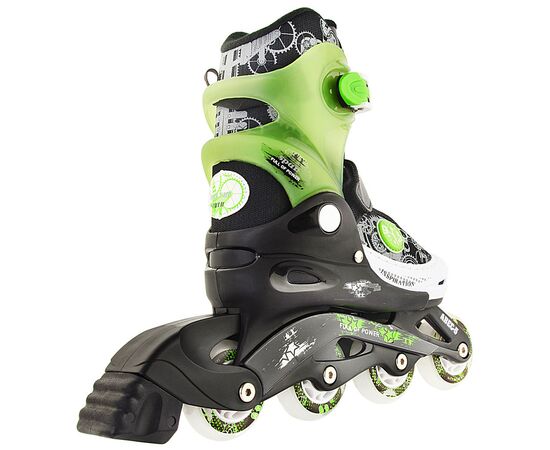 Роликовые коньки Action Pat Зелені 30-33 (PW-117CD-1/Green/30-33), изображение 3 Роликовые коньки Action Pat Зелені 30-33 (PW-117CD-1/Green/30-33), изображение 3