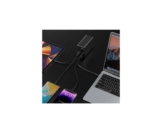 Батарея универсальная Choetech 27000mAh, PD/3.0/100W, USB-C*2/100+100W, USB-A*2/QC3.0/22.5W (B635-BK), изображение 10 Батарея универсальная Choetech 27000mAh, PD/3.0/100W, USB-C*2/100+100W, USB-A*2/QC3.0/22.5W (B635-BK), изображение 10