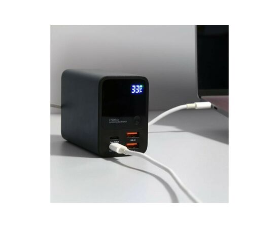Батарея универсальная Choetech 27000mAh, PD/3.0/100W, USB-C*2/100+100W, USB-A*2/QC3.0/22.5W (B635-BK), изображение 11 Батарея универсальная Choetech 27000mAh, PD/3.0/100W, USB-C*2/100+100W, USB-A*2/QC3.0/22.5W (B635-BK), изображение 11
