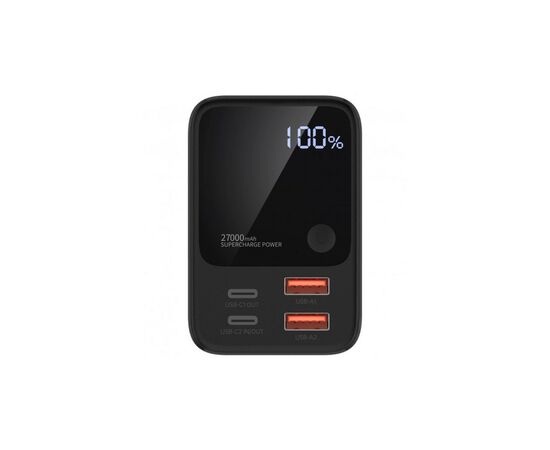 Батарея универсальная Choetech 27000mAh, PD/3.0/100W, USB-C*2/100+100W, USB-A*2/QC3.0/22.5W (B635-BK), изображение 3 Батарея универсальная Choetech 27000mAh, PD/3.0/100W, USB-C*2/100+100W, USB-A*2/QC3.0/22.5W (B635-BK), изображение 3