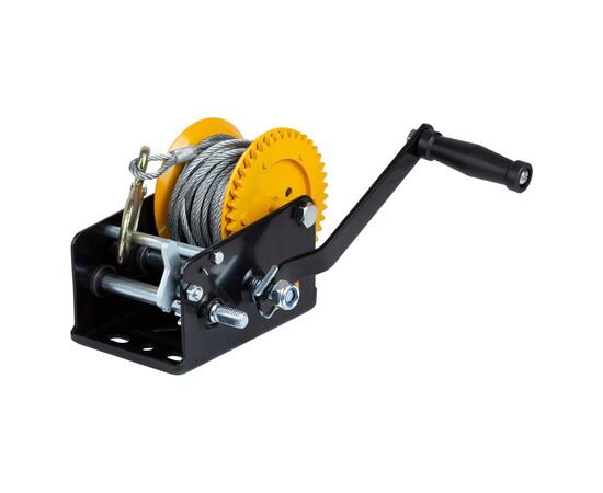 Лебідка Sigma ручна барабанна, сталевий трос 10мx5мм, 900кг (6134021), зображення 2 Лебідка Sigma ручна барабанна, сталевий трос 10мx5мм, 900кг (6134021), зображення 2