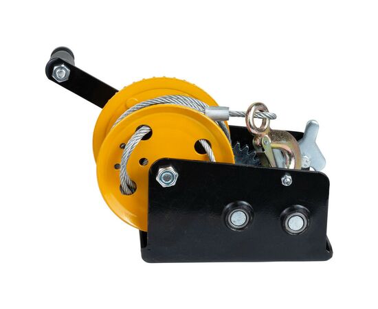 Лебідка Sigma ручна барабанна, сталевий трос 10мx5мм, 900кг (6134021), зображення 4 Лебідка Sigma ручна барабанна, сталевий трос 10мx5мм, 900кг (6134021), зображення 4