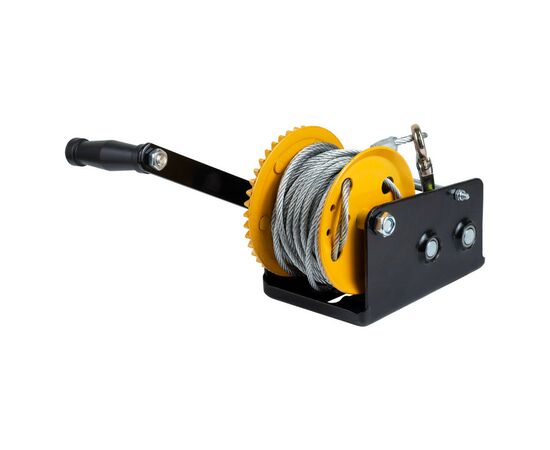 Лебідка Sigma ручна барабанна, сталевий трос 10мx5мм, 900кг (6134021), зображення 5 Лебідка Sigma ручна барабанна, сталевий трос 10мx5мм, 900кг (6134021), зображення 5