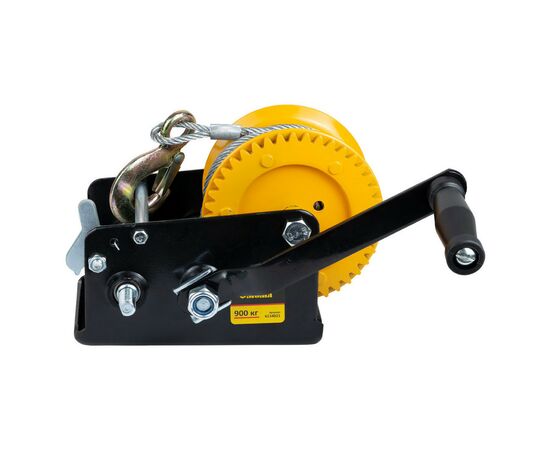 Лебідка Sigma ручна барабанна, сталевий трос 10мx5мм, 900кг (6134021), зображення 9 Лебідка Sigma ручна барабанна, сталевий трос 10мx5мм, 900кг (6134021), зображення 9